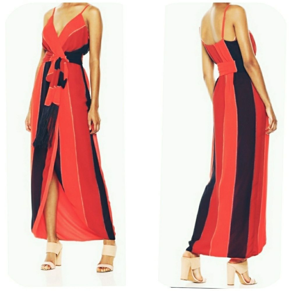 Nicole Miller New York FringeFaux Wrap